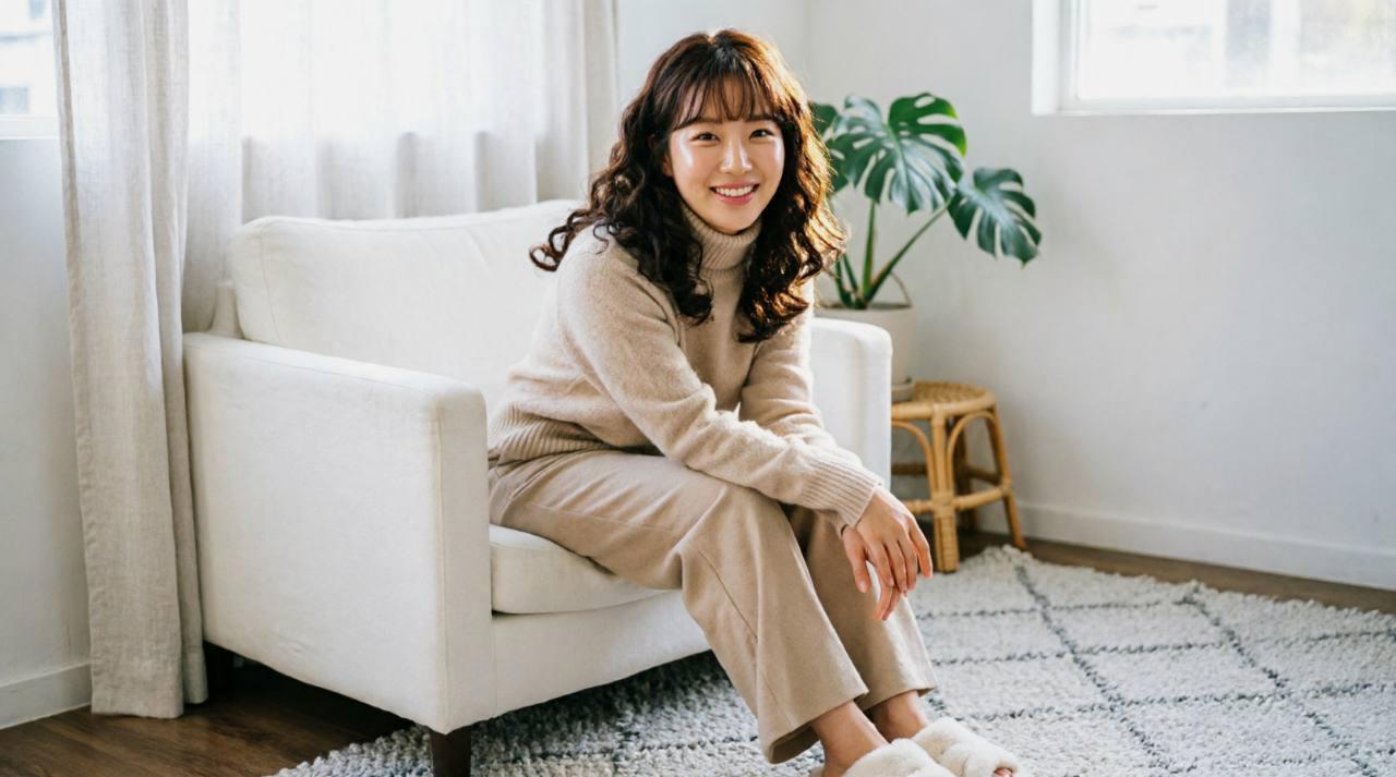 全身から輝くようなオーラを放つ大人の女性の後ろ姿と笑顔