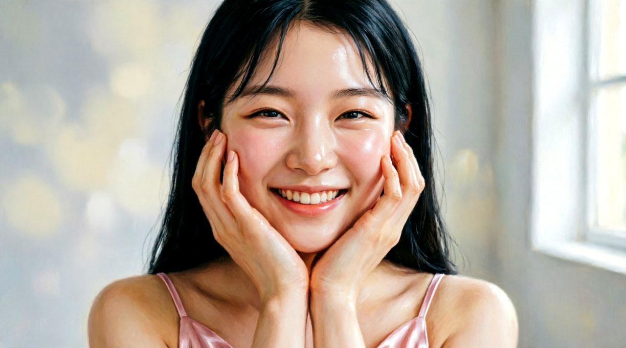 質の良い睡眠と保湿ケアでハリのある目元を目指す女性