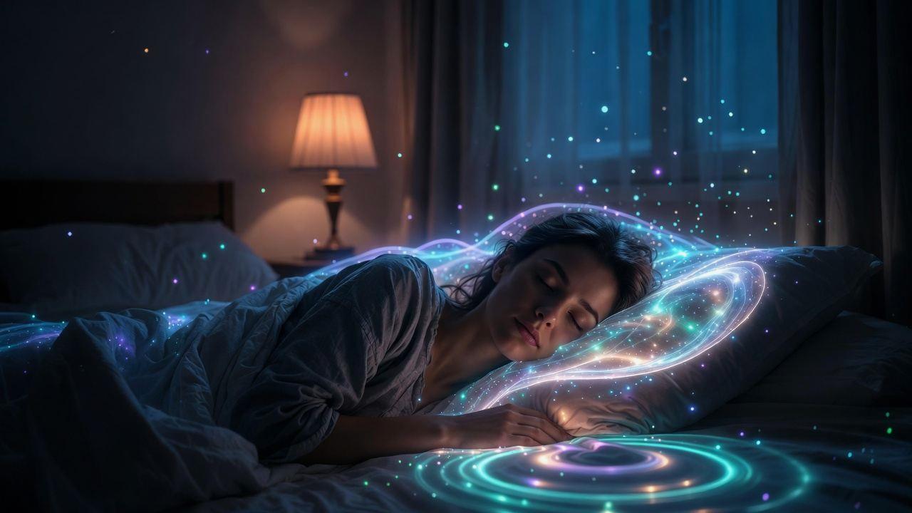 朝と夜のヘアケアを意識して髪をすっきり整える女性のイメージ