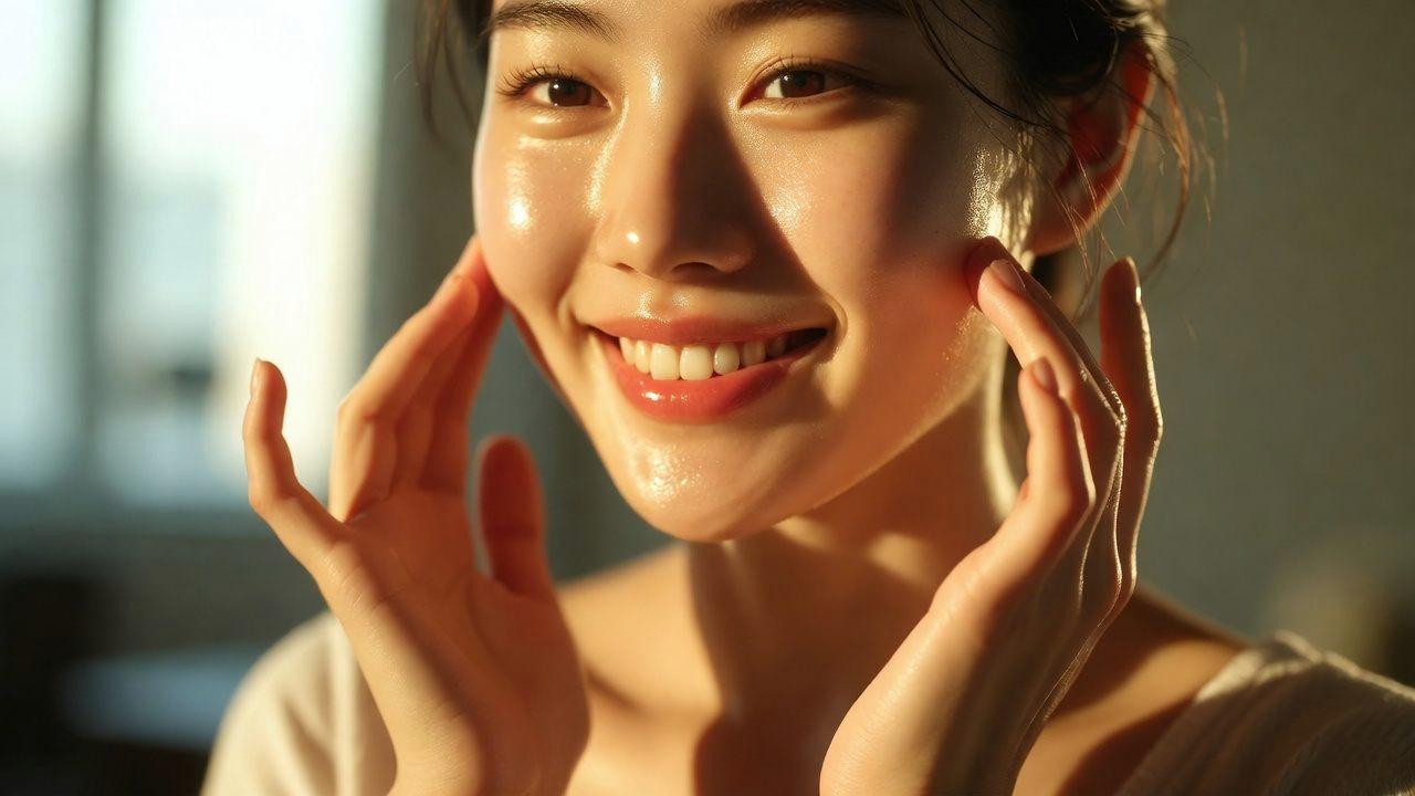夏のレジャーで日焼け止めジェルを使い美肌を守る女性のイメージ