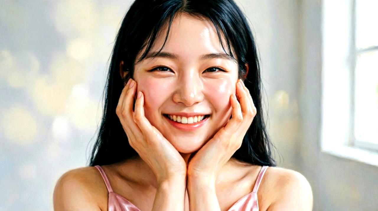 忙しい毎日でも夜美容を丁寧に続ける女性のイメージ