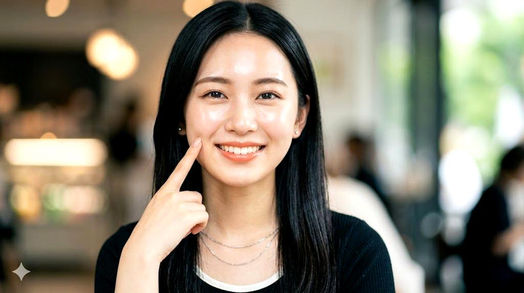 バスソルトを使いながらふくらはぎをマッサージする女性の手元アップ